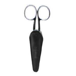Gingher Knife Edge Straight Trimmers 5" Scissors w/Leather Sheath Italy